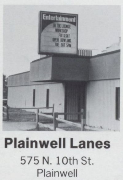 Plainwell Lanes - 1984